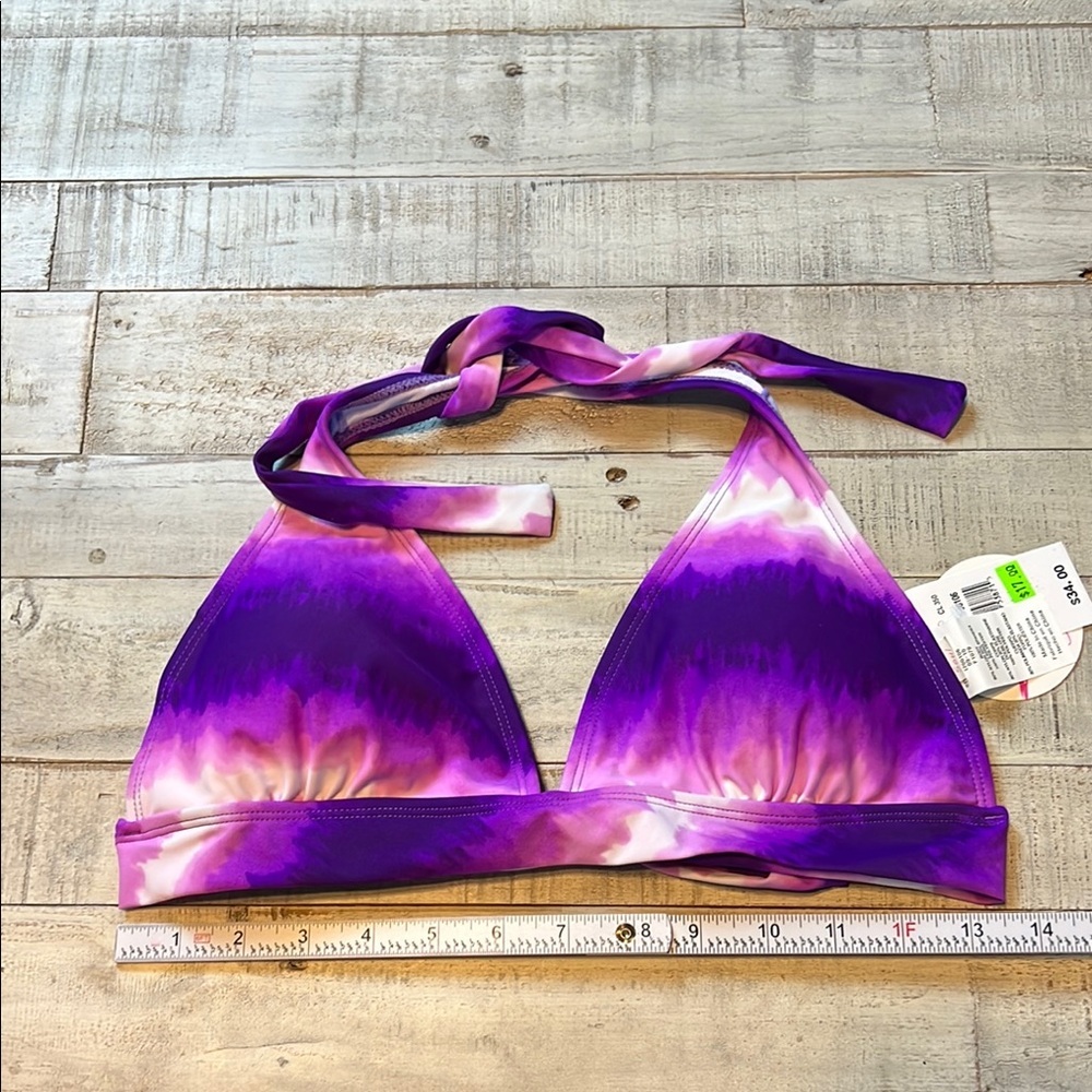 Island Soul Purple Bikini Top Swimsuit Large Beach Swimming Sun Summer Boat Pool